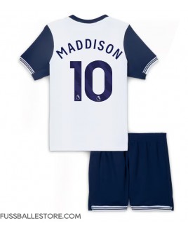 Günstige Tottenham Hotspur James Maddison #10 Heimtrikotsatz Kinder 2024-25 Kurzarm (+ Kurze Hosen)